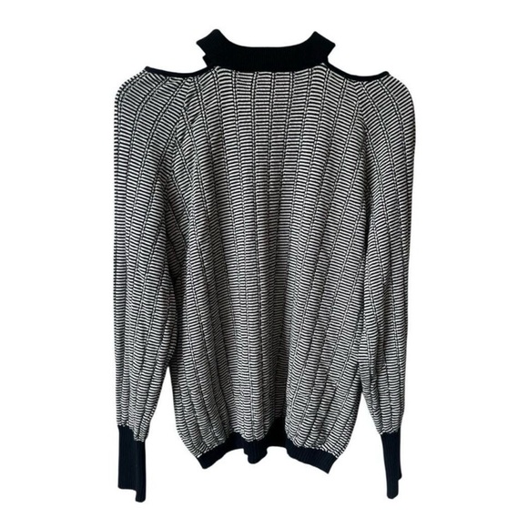 NWT SKFK Euba Sweater in black/ecru - Medium - $135 MSRP - Picture 3 of 7